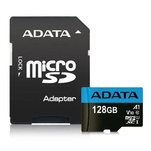 ADATA 128GB Premier Micro SDXC Card with SD Adapter, UHS-I Class 10 with A1 App Performance - X-Case