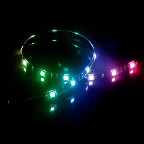 Akasa Vegas MB RGB LED Light Strip, 50cm, 12V, Molex 4 Pin, Magnetic Backing, Aura Sync Compatible - X-Case