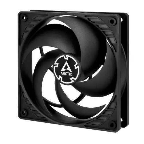 Arctic P12 Pressure Optimised 12cm Case Fan, Black, Fluid Dynamic - X-Case