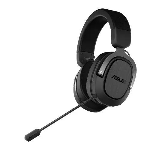 Asus Gaming H3 Wireless Gaming Headset, USB-C (USB-A Adapter), Boom Mic, Surround Sound, Deep Bass, Fast-cooling Ear Cushions, Gun Metal - X-Case