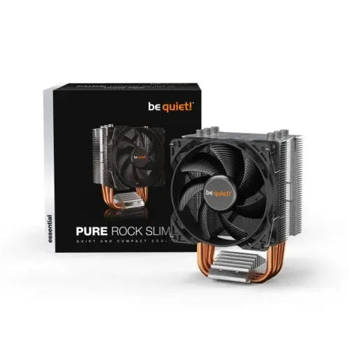 Be Quiet! BK030 Pure Rock Slim 2 Heatsink & Fan, Intel & AMD Sockets, 9.2cm PWM Fan, 130W TDP - X-Case
