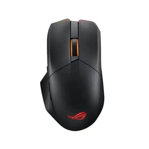 Asus ROG Chakram X Gaming Mouse with Qi Charging, Wired/Wireless/Bluetooth, 36000 DPI, Programmable Joystick, RGB Lighting - X-Case