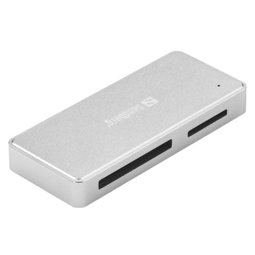 Sandberg (136-42) External SD and CFast Card Reader, USB-A & USB-C Ports, USB Powered, 5 Year Warranty-0