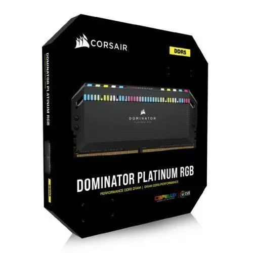 Corsair Dominator Platinum RGB 64GB Kit (2 x 32GB), DDR5, 5200MHz (PC5-41600), CL40, 1.25V, XMP 3.0, PMIC, DIMM Memory - X-Case