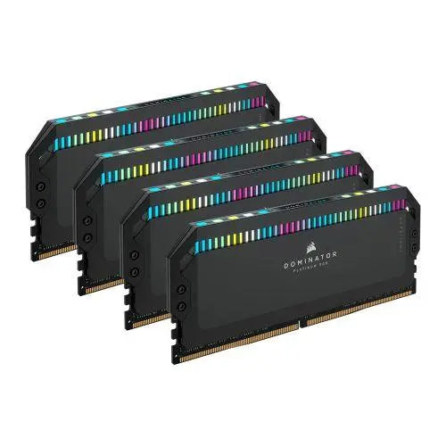 Corsair Dominator Platinum RGB 64GB Kit (4 x 16GB), DDR5, 5600MHz (PC5-44800), CL36, 1.25V, PMIC, DIMM Memory, Black - X-Case