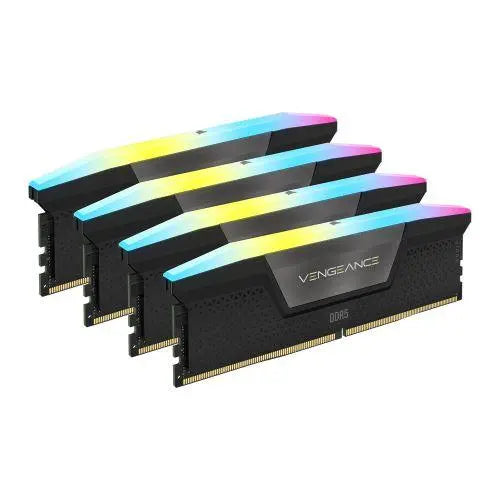 Corsair Vengeance RGB 64GB Kit (4 x 16GB), DDR5, 5600MHz (PC5-44800), CL36, 1.25V, XMP 3.0, PMIC, DIMM Memory - X-Case