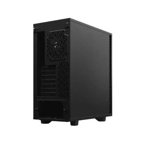 Fractal Design Define 7 Compact (Black Solid) Gaming Case, ATX, 2 Fans, Sound Dampening, Ventilated PSU Shroud, USB-C - X-Case