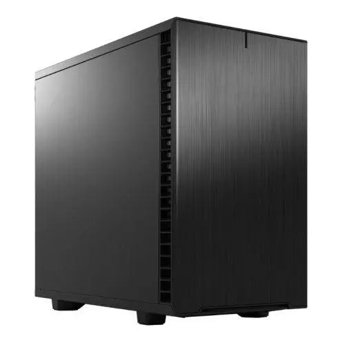 Fractal Design Define 7 Nano (Black Solid) Gaming Case, Mini ITX, 2 Fans, Sound Dampening, Ventilated PSU Shroud, USB-C, 306 mm GPU Support - X-Case