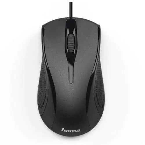 Hama MC-200 Wired Optical Mouse, 1000 DPI, USB, 3 Buttons, Black - X-Case