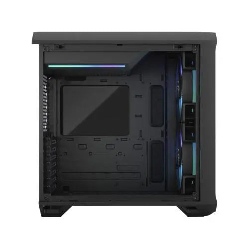 Fractal Design Torrent Compact (Light TG RGB) Gaming Case w/ Light Tint Glass Windows, E-ATX, 2 RGB Fans, Fan Hub, RGB Strip on PSU Shroud, Front Grille, USB-C - X-Case