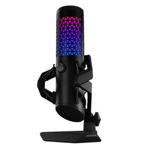 Asus ROG Carnyx USB Gaming Microphone, Studio-Grade 25mm Condenser, 192kHz/24-bit, High-Pass Filter, Pop Filter, Metal Mount, RGB Lighting-1