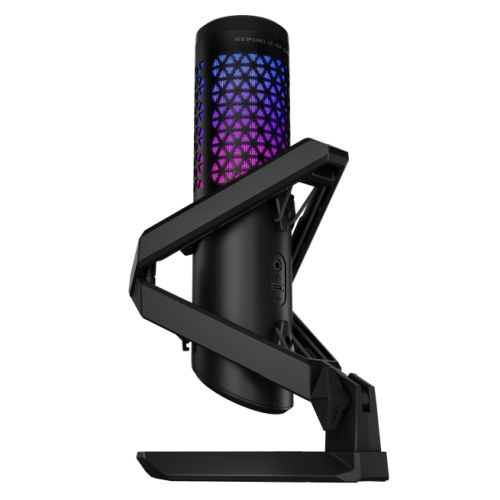 Asus ROG Carnyx USB Gaming Microphone, Studio-Grade 25mm Condenser, 192kHz/24-bit, High-Pass Filter, Pop Filter, Metal Mount, RGB Lighting-3