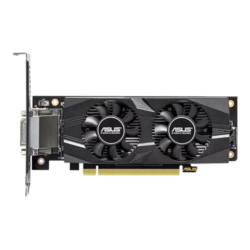 Asus DUAL RTX3050 LP BRK OC, 6GB DDR6, DVI, HDMI, DP, 1537MHz Clock, Overclocked, Low Profile (Bracket Included)-0