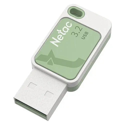 Netac 128GB USB 3.2 Memory Pen, UA31, Software Encryption, Key Ring, Smoothies Green - X-Case