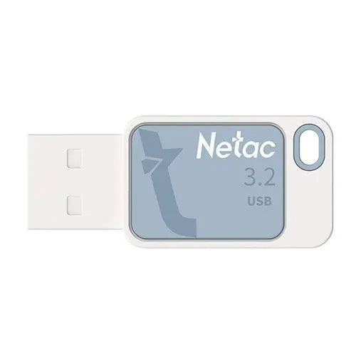 Netac 64GB USB 3.2 Memory Pen, UA31, Software Encryption, Key Ring, Sky Blue - X-Case