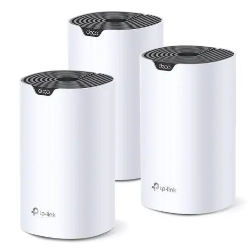 TP-LINK (DECO S7) Whole-Home Mesh Wi-Fi System, 3 Pack, Dual Band AC1900, MU-MIMO, Robust Parental Controls, 3 x GB LAN on each Unit - X-Case