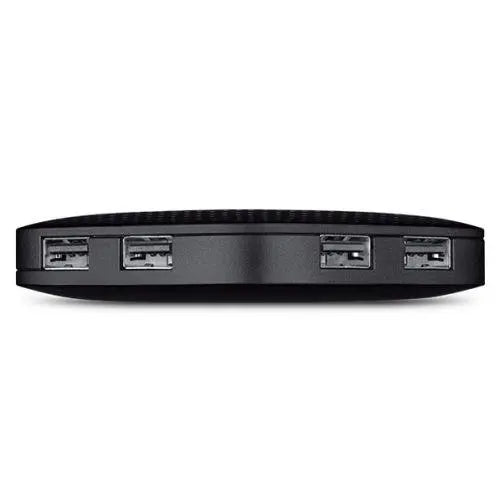 TP-LINK (UH400) Portable External 4-Port USB 3.0 Hub, Driverless, Black - X-Case