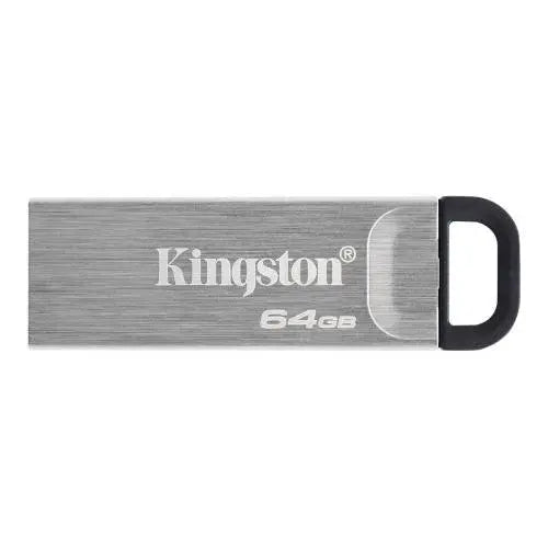 Kingston 64GB USB 3.2 Gen1 Memory Pen, DataTraveler Kyson, Metal Capless Design, R/W 200/60 MB/s - X-Case
