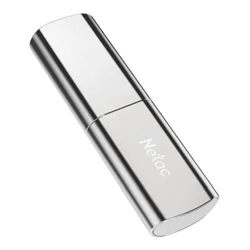 Netac 256GB USB 3.2 Gen2 Memory Pen, US2, Zinc Alloy Casing, Cap, R/W 550/500 MB/s - X-Case