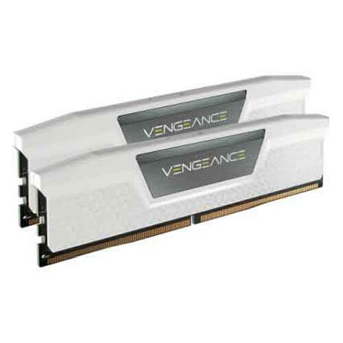 Corsair Vengeance 64GB Kit (2 x 32GB), DDR5, 5600MHz (PC5-44800), CL40, 1.25V, XMP 3.0, PMIC, DIMM Memory, White-0