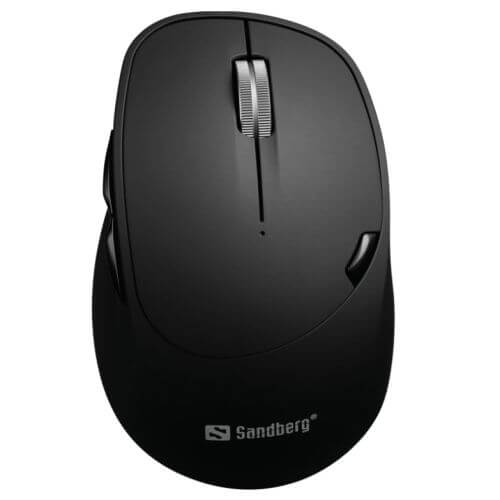 Sandberg (631-02) Wireless/Bluetooth Mouse Pro Recharge, 1600 DPI, 6 Buttons, Rechargeable Battery, Black, 5 Year Warranty-2