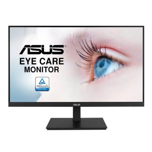Asus 27" Frameless Eye Care Monitor (VA27DQSB), IPS, 1920 x 1080, 75Hz, Adaptive Sync, USB Hub, VESA - X-Case.co.uk Ltd