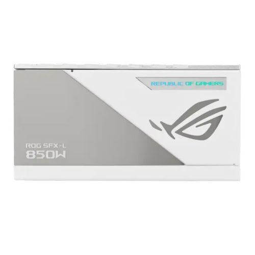 Asus 850W ROG LOKI SFX-L Platinum White Edition PSU, Small Form Factor, Fully Modular, 80+ Platinum, 0dB Fan Button, RGB, ATX-to- SFX Bracket - X-Case.co.uk Ltd