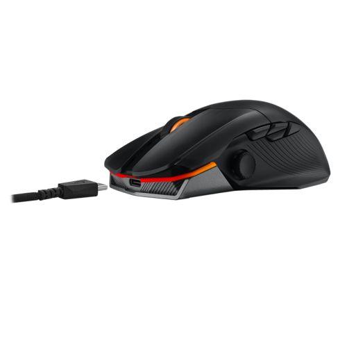 Asus ROG Chakram X Origin Gaming Mouse, Wired/Wireless/Bluetooth, 36000 DPI, Programmable Joystick, RGB Lighting - X-Case.co.uk Ltd