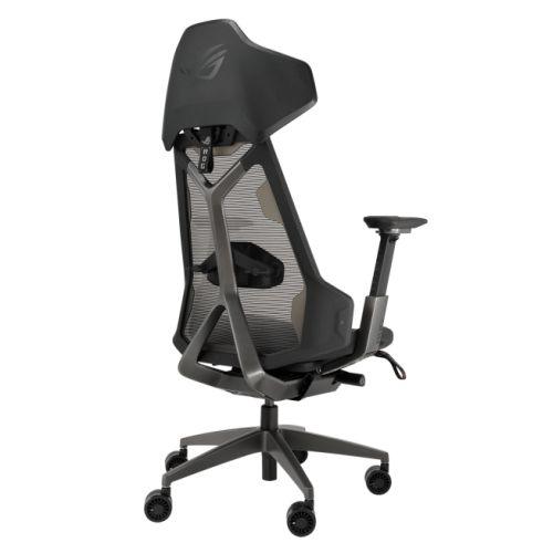 Asus ROG Destrier Ergo Gaming Chair, Cyborg-Inspired Design, Versatile Seat Adjustments, Mobile Gaming Arm Support, Acoustic Panel - X-Case.co.uk Ltd