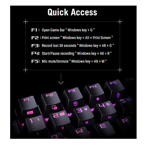 Asus ROG STRIX SCOPE II NX Snow Mechanical RGB Gaming Keyboard, ROG NX Snow Linear Switches, Sound Dampening, PBT Keycaps, Intuitive Controls - X-Case.co.uk Ltd