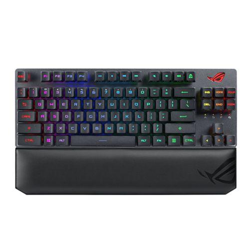 Asus ROG Strix SCOPE RX PBT TKL Wireless Mechanical RGB Gaming Keyboard, ROG RX Red Switches, PBT Keycaps, Stealth Key, Quick-Toggle, Magnetic Wrist Rest - X-Case.co.uk Ltd