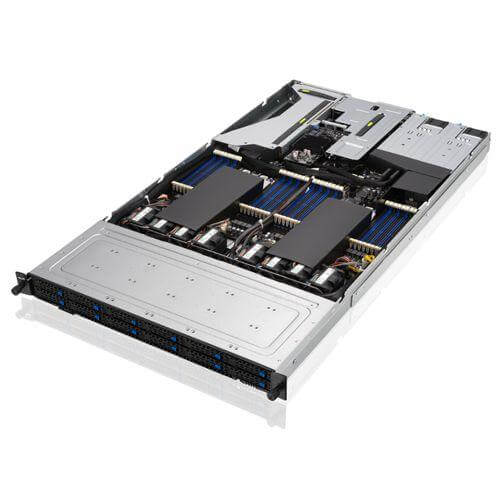 Asus (RS700A-E11-RS12U) 1U Rack-Optimised Barebone Server, AMD EPYC 7003 + 7002, 32 x DDR4, 12 Bay, NVMe, OCP 3.0, 1+1 1600W Platinum PSU - X-Case.co.uk Ltd