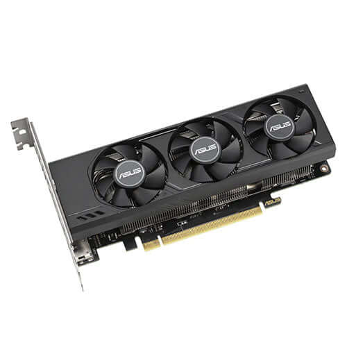 Asus RTX4060 LP BRK OC, PCIe4, 8GB DDR6, 2 HDMI, 2 DP, 2520MHz Clock, Overclocked, Low Profile (Bracket Included) - X-Case