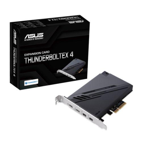 Asus ThunderboltEX 4 Card, PCI Express, 2 x Thunderbolt 4 (USB-C), 2 x Mini DisplayPort In, TBT Header, USB 2.0 Header - X-Case.co.uk Ltd