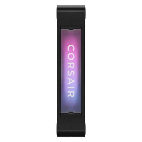 Corsair iCUE LINK RX120 RGB 12cm PWM Case Fans x3, 8 ARGB LEDs, Magnetic Dome Bearing, 2100 RPM, iCUE LINK Hub Included, Black - X-Case
