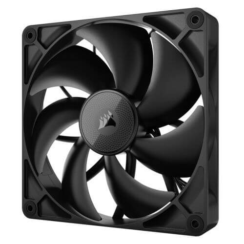 Corsair iCUE LINK RX140 14cm PWM Case Fans x2, Magnetic Dome Bearing, 1700 RPM, iCUE LINK Hub Included, Black - X-Case