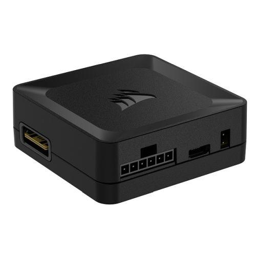 Corsair iCUE LINK System Hub - Connect Up to 14 iCUE LINK Devices, Single-Cable Design, Auto Device Detection, Magnetic Attachment - X-Case.co.uk Ltd