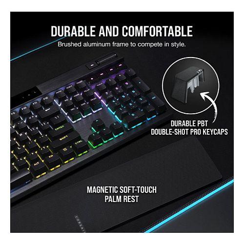 Corsair K70 RGB PRO Mechanical Gaming Keyboard, USB, Cherry MX Red, Per-Key RGB, AXON Hyper-Processing, Aluminium Frame - X-Case.co.uk Ltd