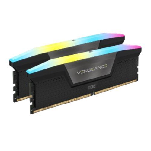 Corsair Vengeance RGB 32GB Kit (2 x 16GB), DDR5, 6000MHz (PC5-48000), CL36, 1.25V, XMP 3.0, PMIC, DIMM Memory, Black - X-Case.co.uk Ltd