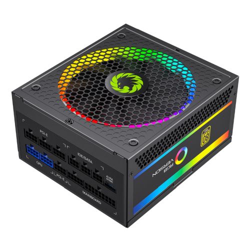 GameMax 750W Pro RGB PSU, Fully Modular, 14cm ARGB Fan, 80+ Gold, RGB Controller (25 Modes), Power Lead Not Included - X-Case.co.uk Ltd