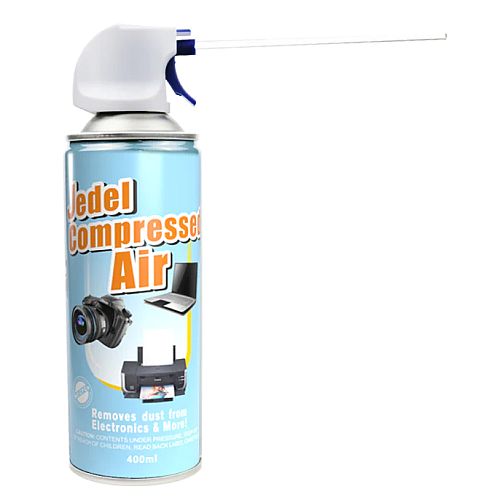 Jedel Compressed Air Cleaner, 400ml, Child-Safe Cap - X-Case.co.uk Ltd