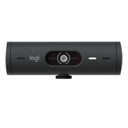 Logitech BRIO 500 FHD 4MP Webcam, USB-C, Light Correction, Auto-Framing, Show Mode, Privacy Shutter, Noise-Reducing Mics, Graphite - X-Case.co.uk Ltd