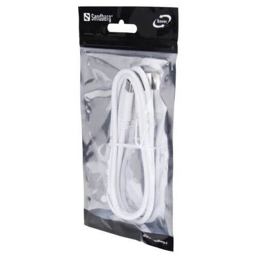 Sandberg (336-15) USB-C to USB-A 2.0 Cable, Power & Data, 1 Metre, 5 Year Warranty - X-Case.co.uk Ltd