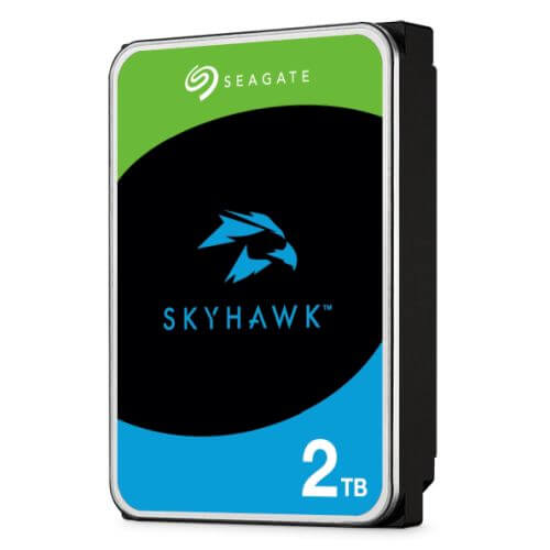 Seagate 3.5", 2TB, SATA3, SkyHawk Surveillance Hard Drive, 256MB Cache, 8 Drive Bays Supported, 24/7, CMR, OEM - X-Case.co.uk Ltd