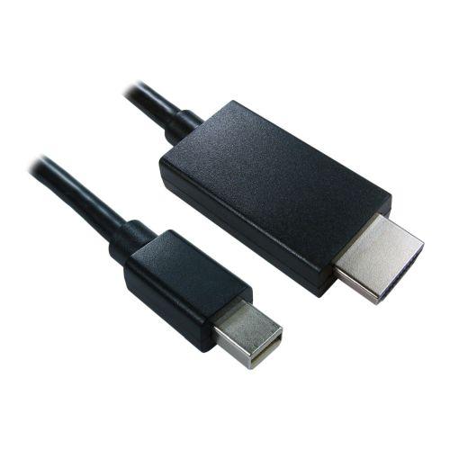 Spire Mini DisplayPort Male to HDMI Male Converter, 1 Metre - X-Case.co.uk Ltd