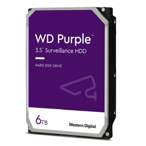 WD 3.5", 6TB, SATA3, Purple Surveillance Hard Drive, 256MB Cache, OEM - X-Case.co.uk Ltd