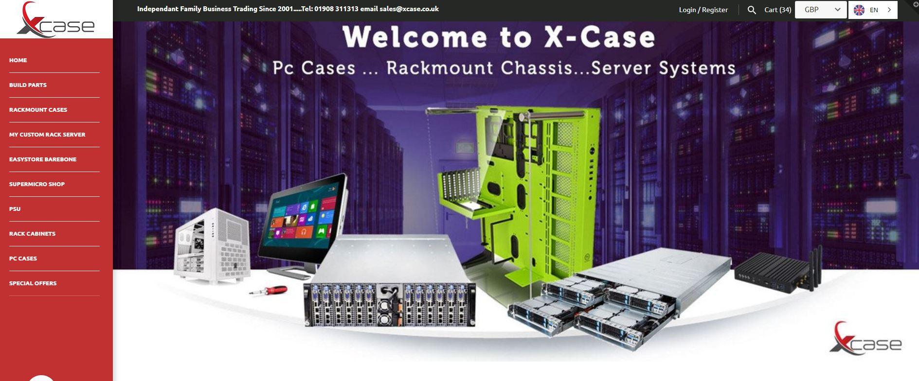 New Website - X-Case