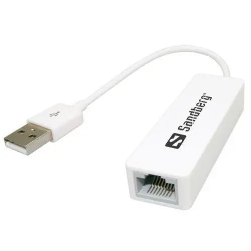 Sandberg (113-78) USB 2.0 to 10/100 Ethernet Network Adapter, 5 Year Warranty - X-Case