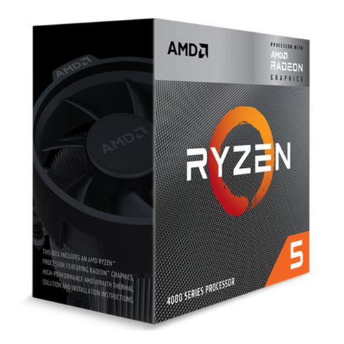 AMD Ryzen 5 4600G CPU, AM4, 3.7GHz (4.2 Turbo), 6-Core, 65W, 11MB Cache, 7nm, 4th Gen, Radeon Graphics-0