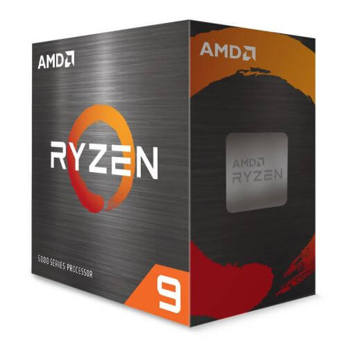 AMD Ryzen 9 5950X CPU, AM4, 3.4GHz (4.9 Turbo), 16-Core, 105W, 72MB Cache, 7nm, 5th Gen, No Graphics, NO HEATSINK/FAN-0